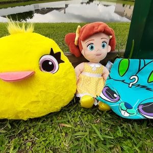 NWT Disney Toy Story Plush lot + shirt